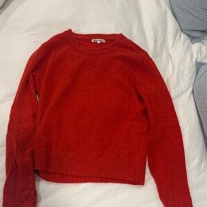 Reformation Cashmere Crew - Red Women's Sweater